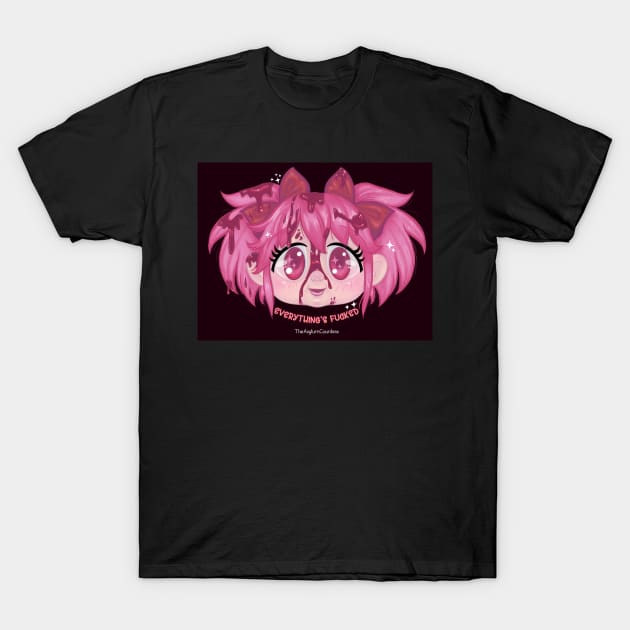 Everything's F#@ked - Magical Girl T-Shirt by The Asylum Countess